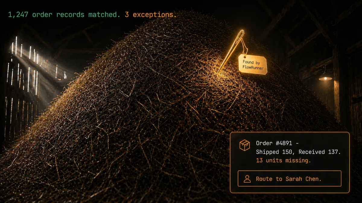 Data reconciliation - Finding errors in thousands of records