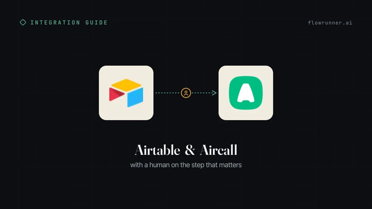 How to Connect Airtable with Aircall (With or Without an AI Agent)