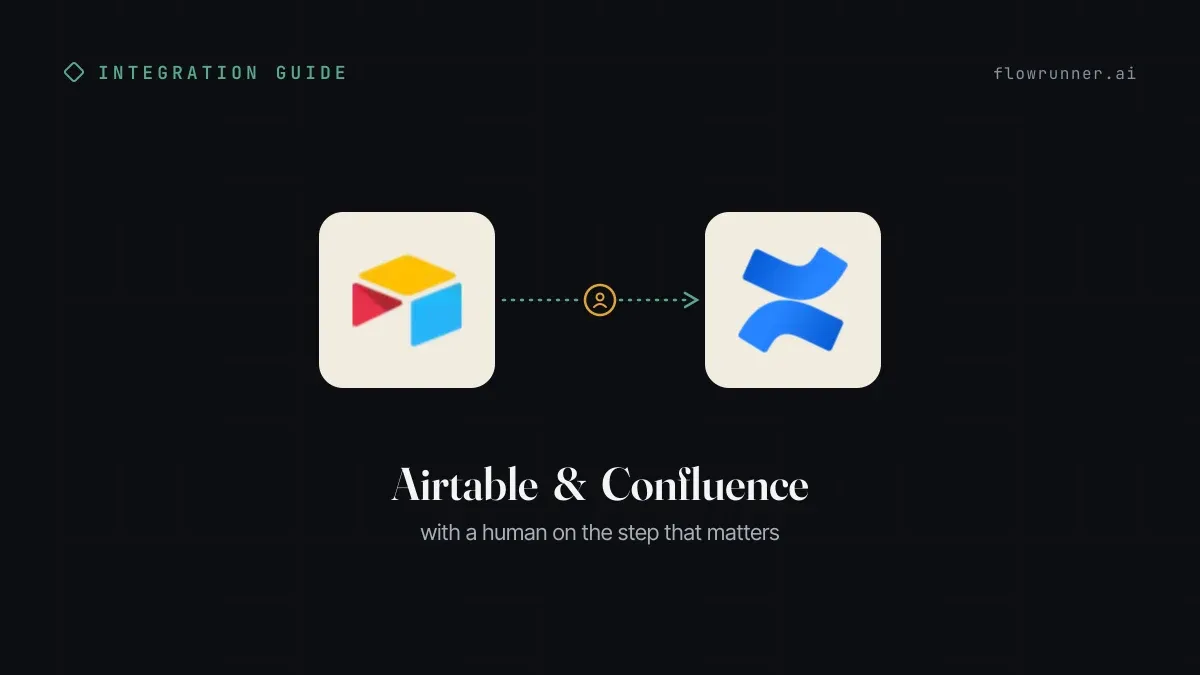 How to Connect Airtable with Confluence (With or Without an AI Agent)
