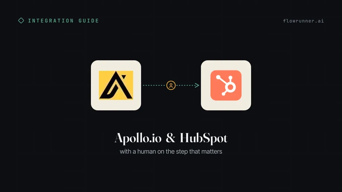 How to Connect Apollo.io with HubSpot (With or Without an AI Agent)