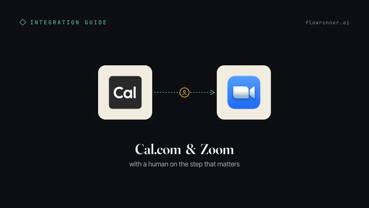 Connect Cal.com to Zoom: Every Confirmed Booking Gets a Meeting