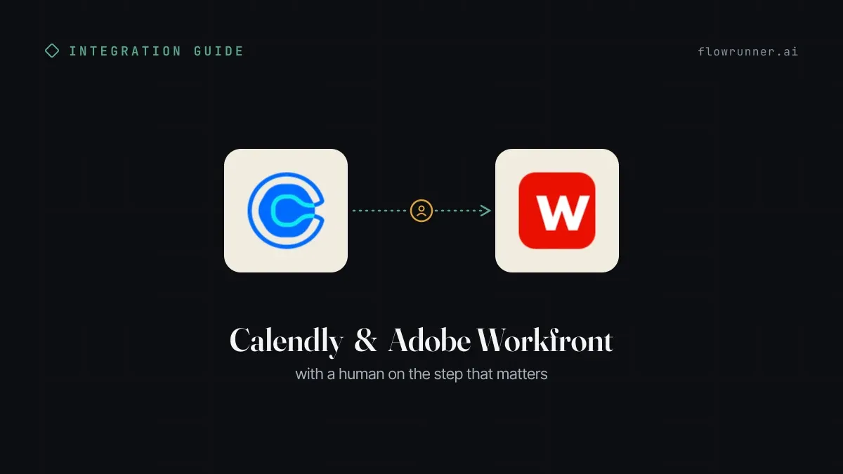 How to Connect Calendly with Adobe Workfront (With or Without an AI Agent)