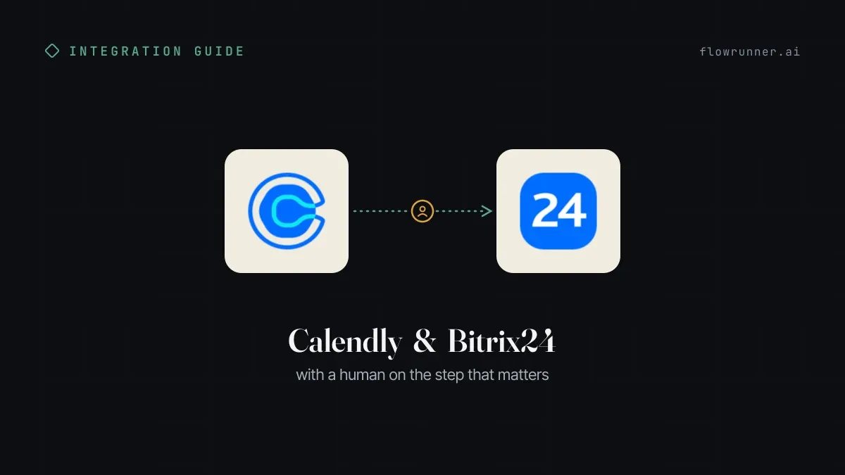 How to Connect Calendly with Bitrix24 (With or Without an AI Agent)