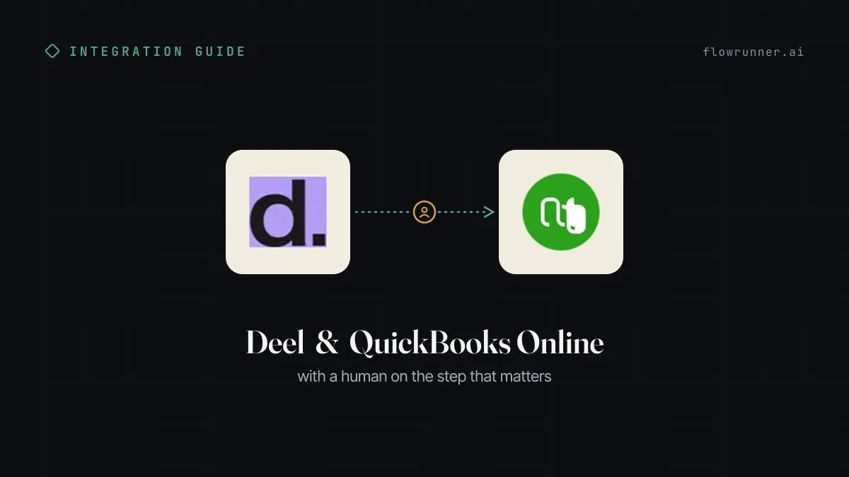 How to Connect Deel with QuickBooks Online (With or Without an AI Agent)