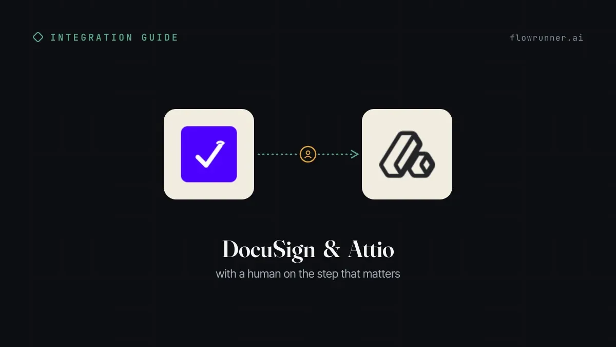 How to Connect DocuSign with Attio (With or Without an AI Agent)