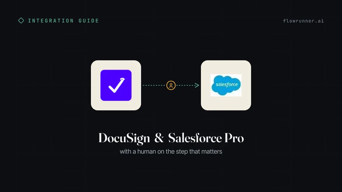 How to Connect DocuSign with Salesforce Pro (With or Without an AI Agent)