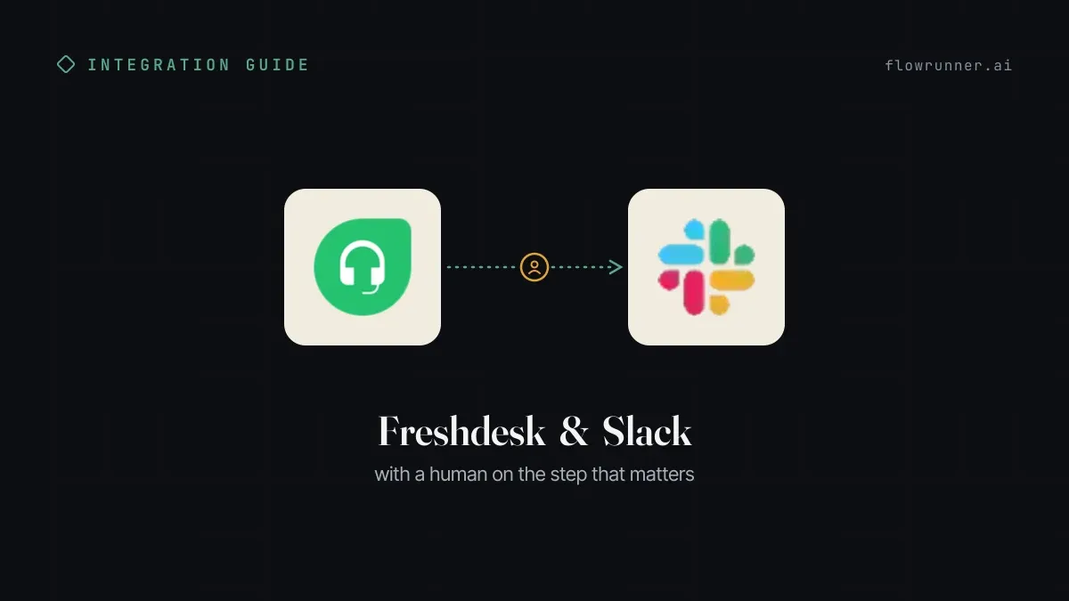 How to Connect Freshdesk with Slack (With or Without an AI Agent)