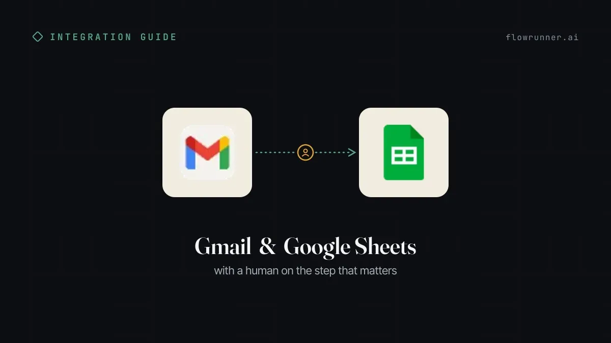 How to Connect Gmail with Google Sheets (With or Without an AI Agent)