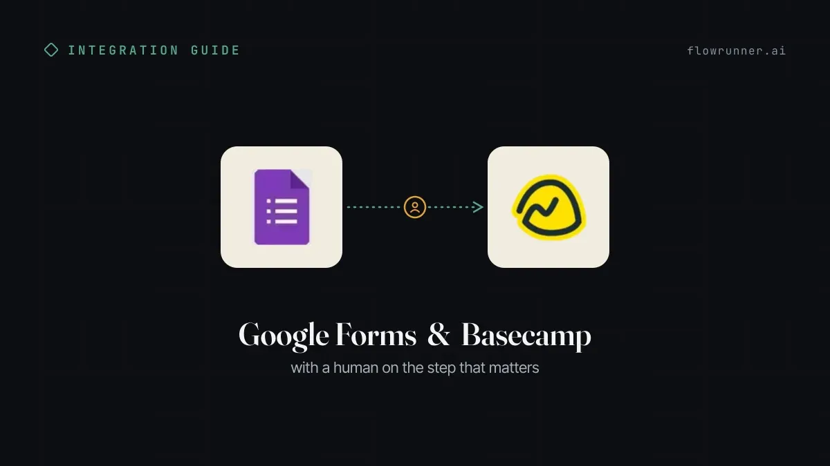 How to Connect Google Forms with Basecamp (With or Without an AI Agent)