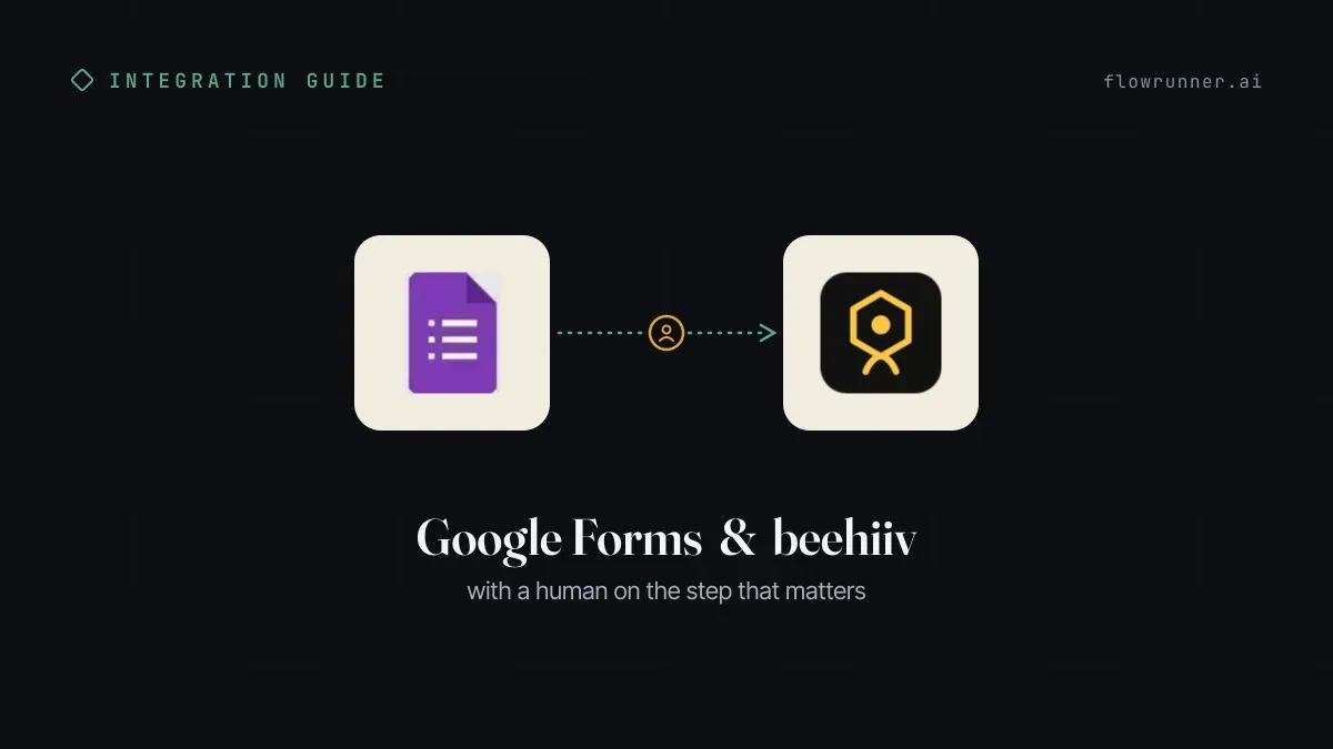 How to Connect Google Forms with beehiiv (With or Without an AI Agent)