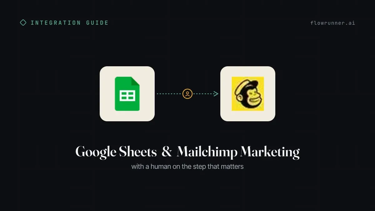 How to Connect Google Sheets with Mailchimp Marketing (With or Without an AI Agent)