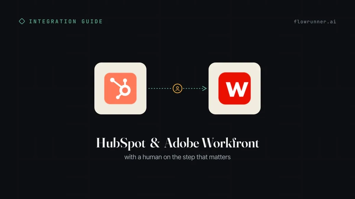 How to Connect HubSpot with Adobe Workfront (With or Without an AI Agent)