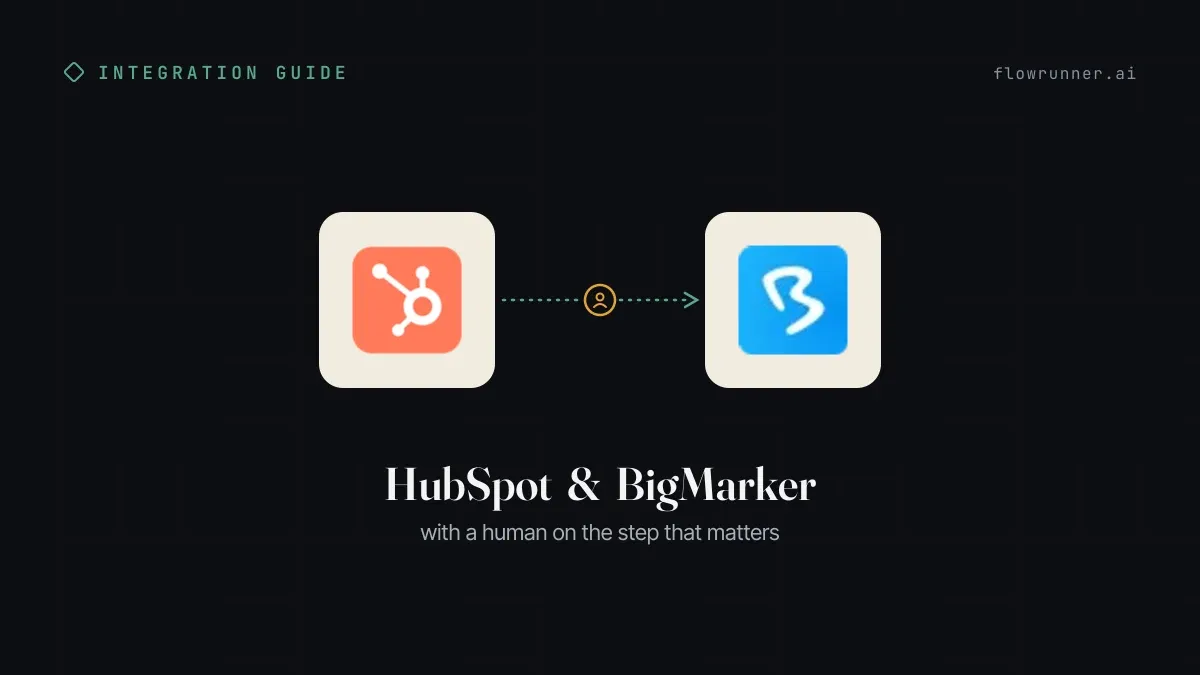 How to Connect HubSpot with BigMarker (With or Without an AI Agent)