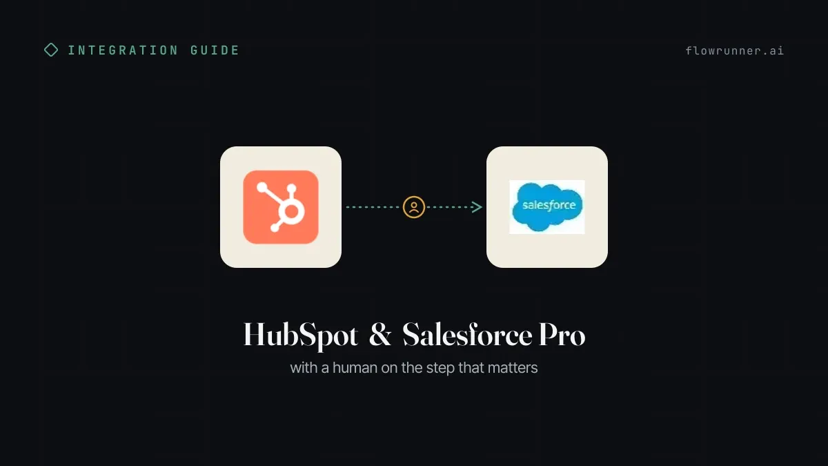How to Connect HubSpot with Salesforce Pro (With or Without an AI Agent)