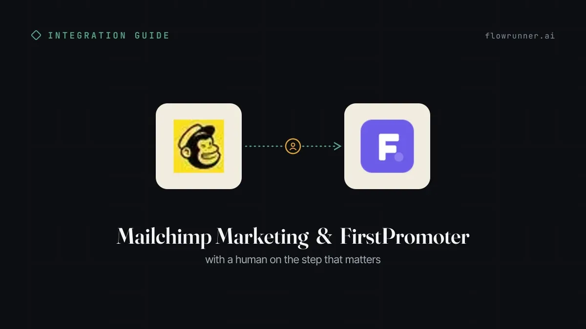 How to Connect Mailchimp Marketing with FirstPromoter (With or Without an AI Agent)