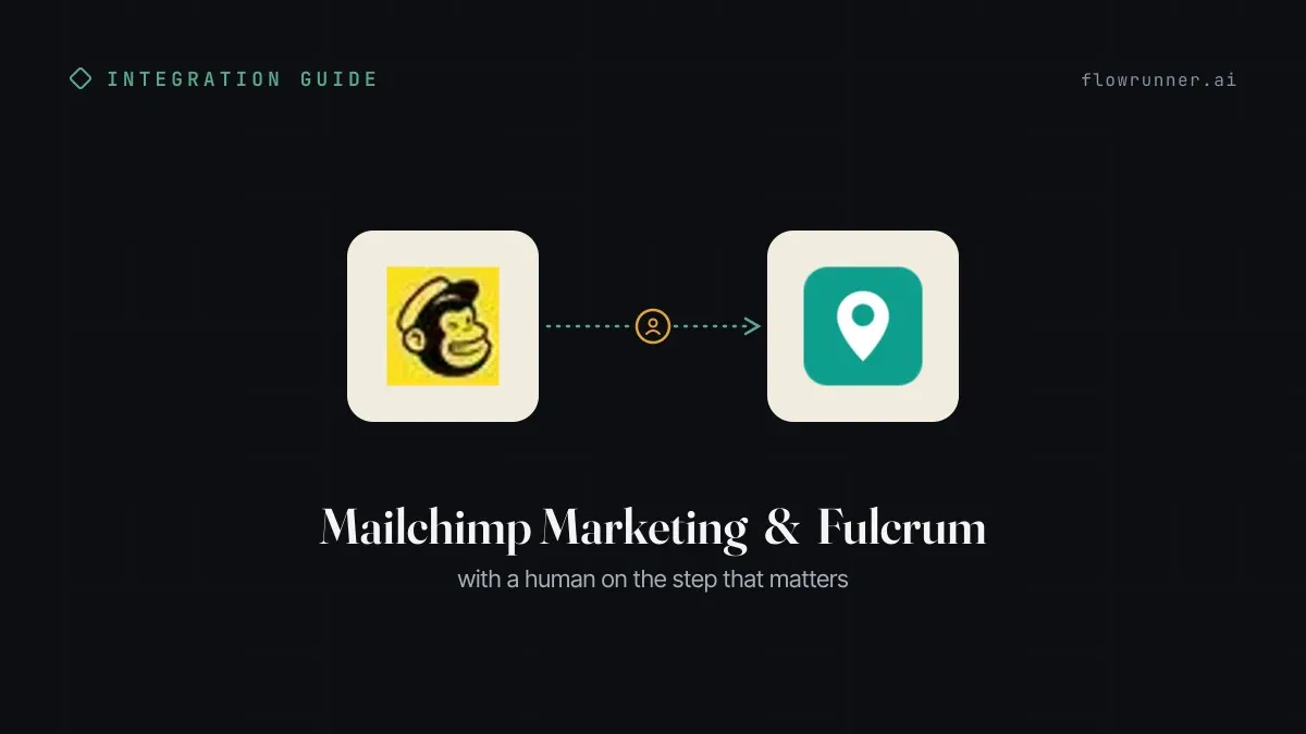 How to Connect Mailchimp Marketing with Fulcrum (With or Without an AI Agent)