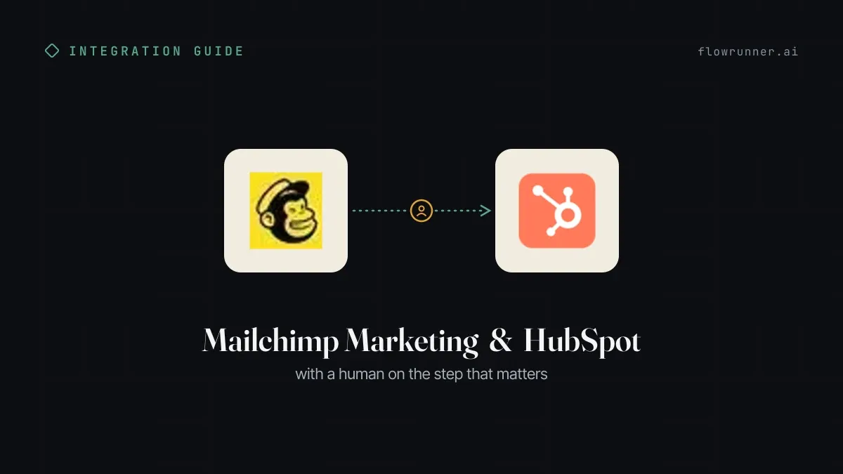 How to Connect Mailchimp Marketing with HubSpot (With or Without an AI Agent)