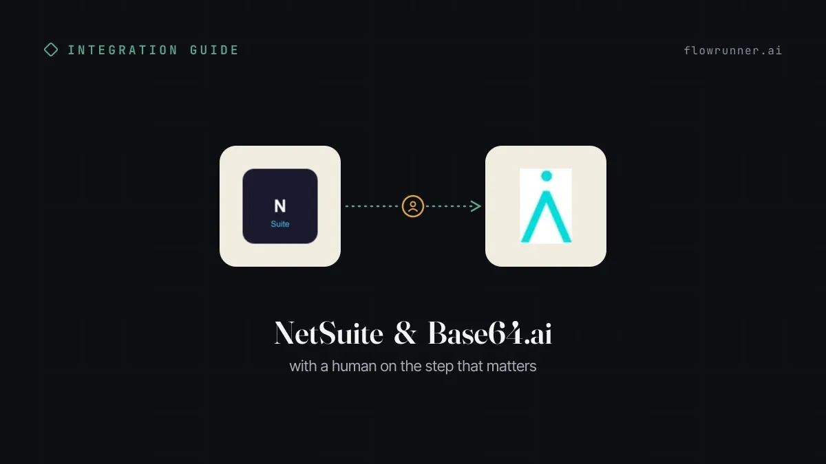 How to Connect NetSuite with Base64.ai (With or Without an AI Agent)