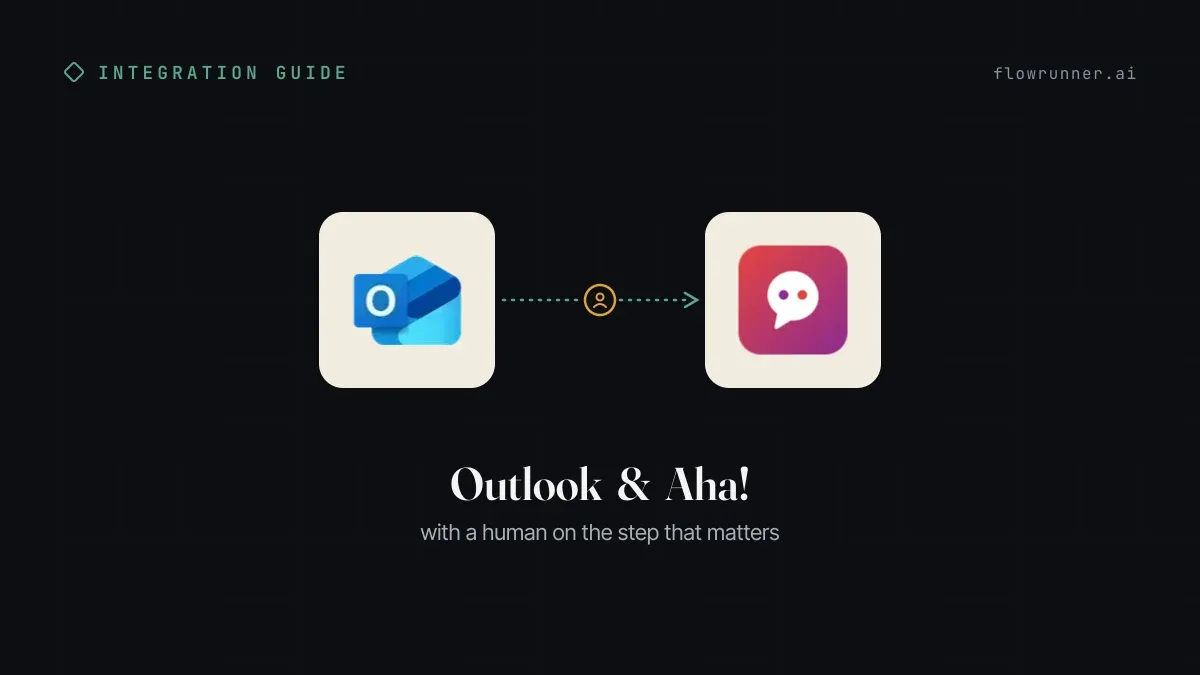 How to Connect Outlook with Aha! (With or Without an AI Agent)