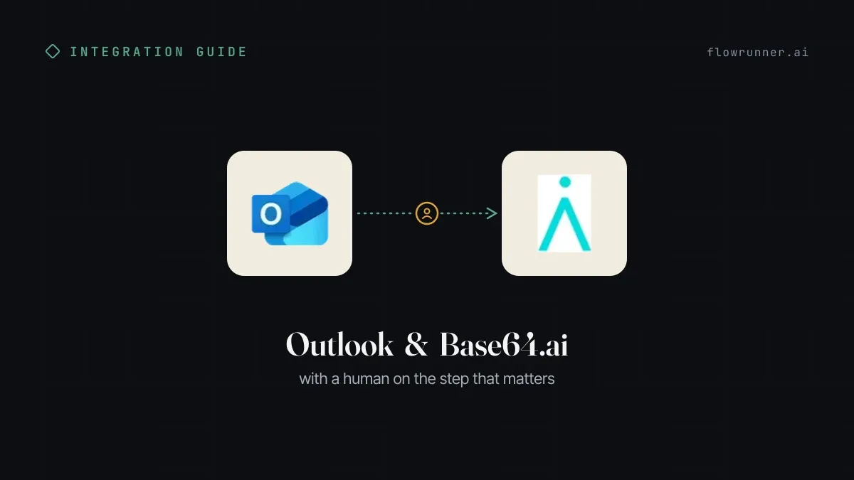 How to Connect Outlook with Base64.ai (With or Without an AI Agent)