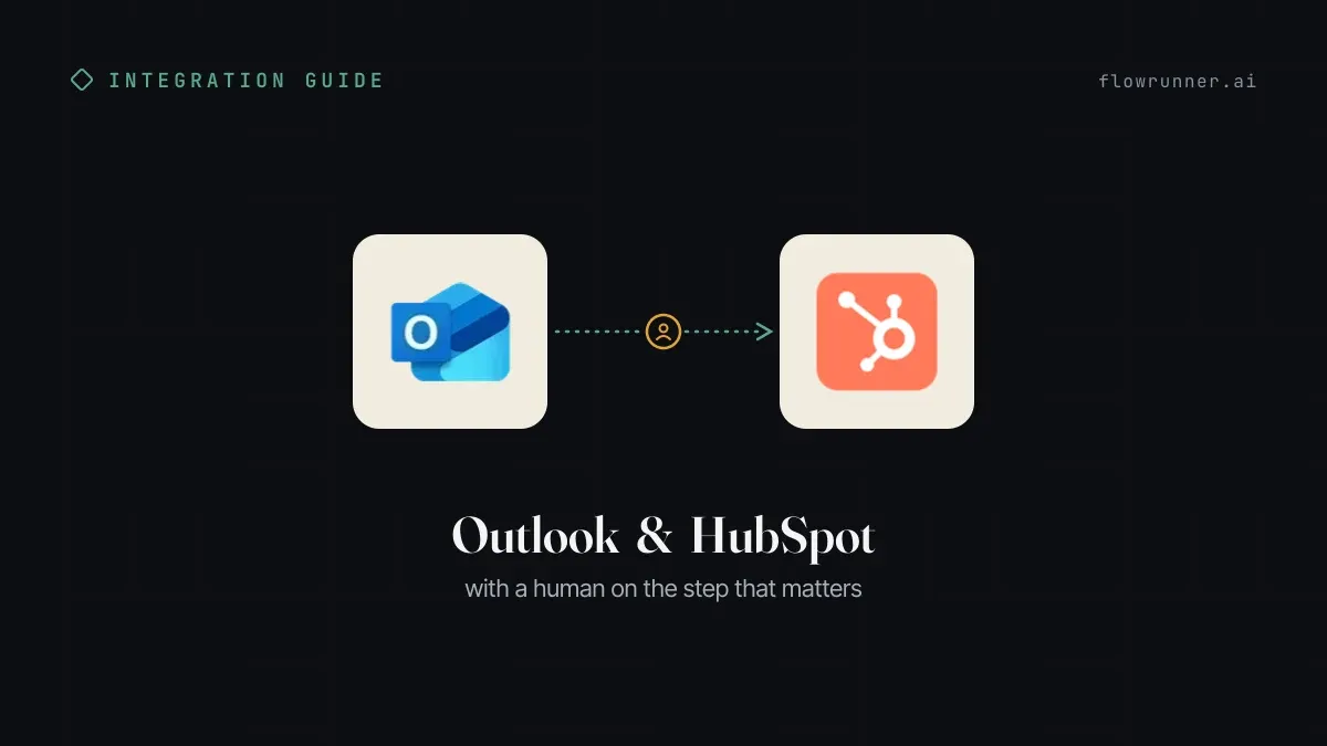 How to Connect Outlook with HubSpot (With or Without an AI Agent)