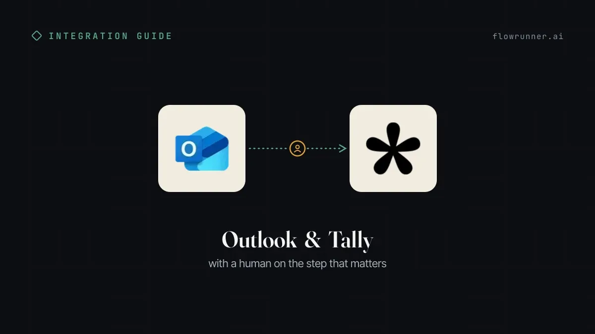 How to Connect Outlook with Tally (With or Without an AI Agent)