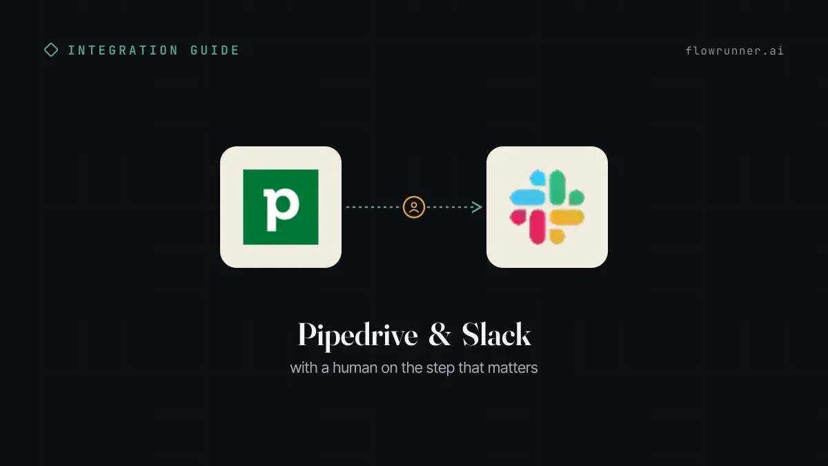 How to Connect Pipedrive with Slack (With or Without an AI Agent)