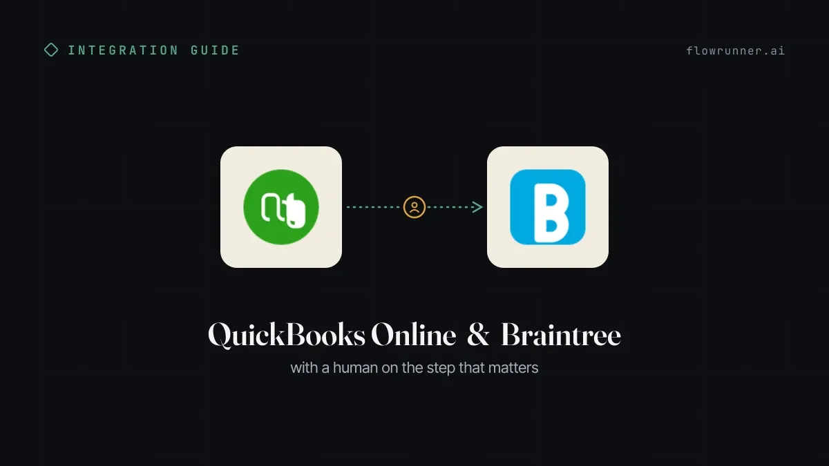 How to Connect QuickBooks Online with Braintree (With or Without an AI Agent)