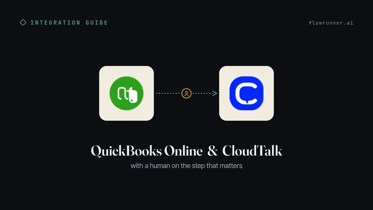 How to Connect QuickBooks Online with CloudTalk (With or Without an AI Agent)