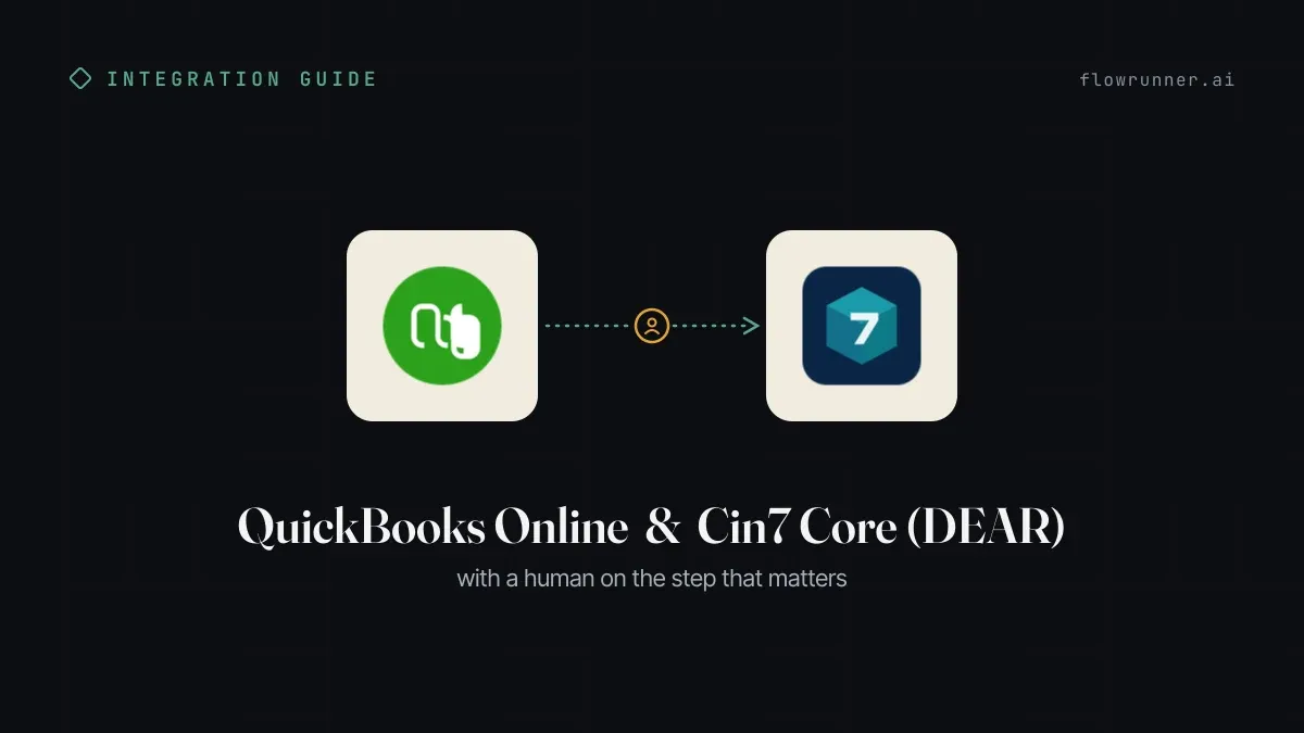 How to Connect QuickBooks Online with Cin7 Core (DEAR) (With or Without an AI Agent)