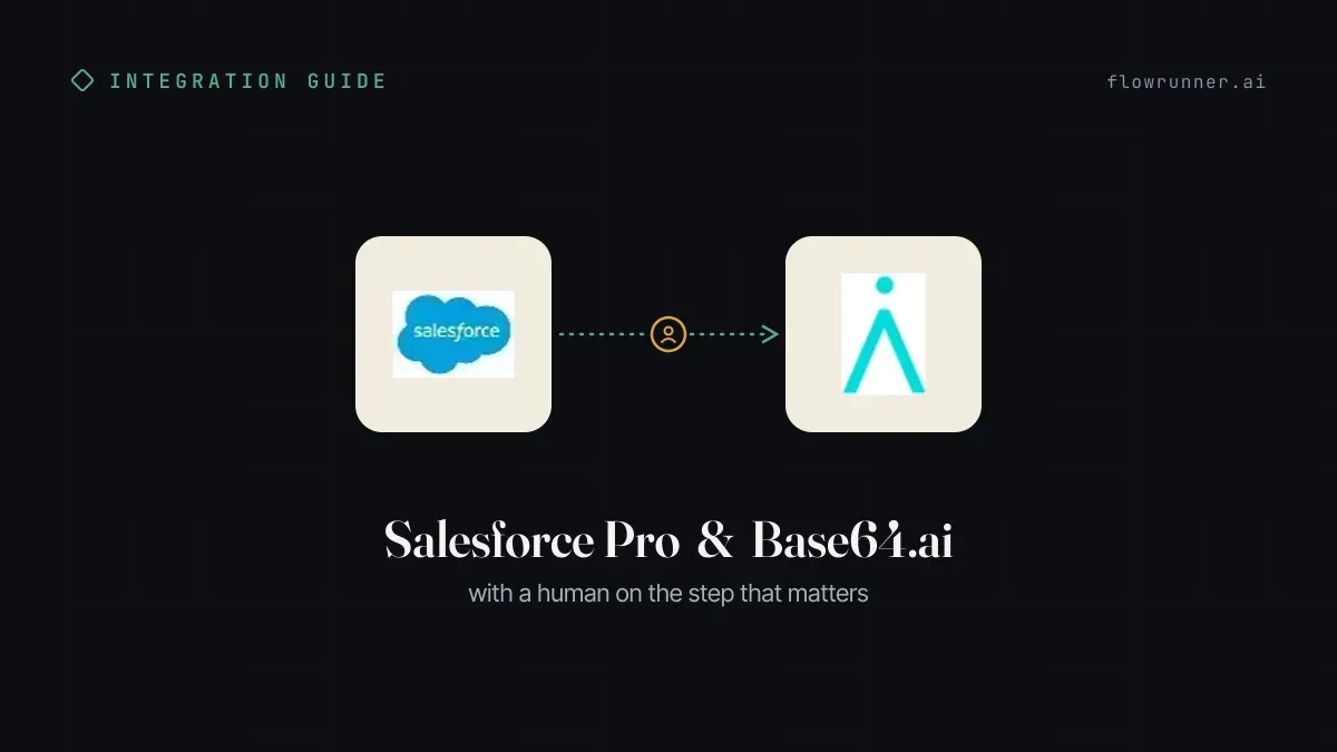 How to Connect Salesforce Pro with Base64.ai (With or Without an AI Agent)