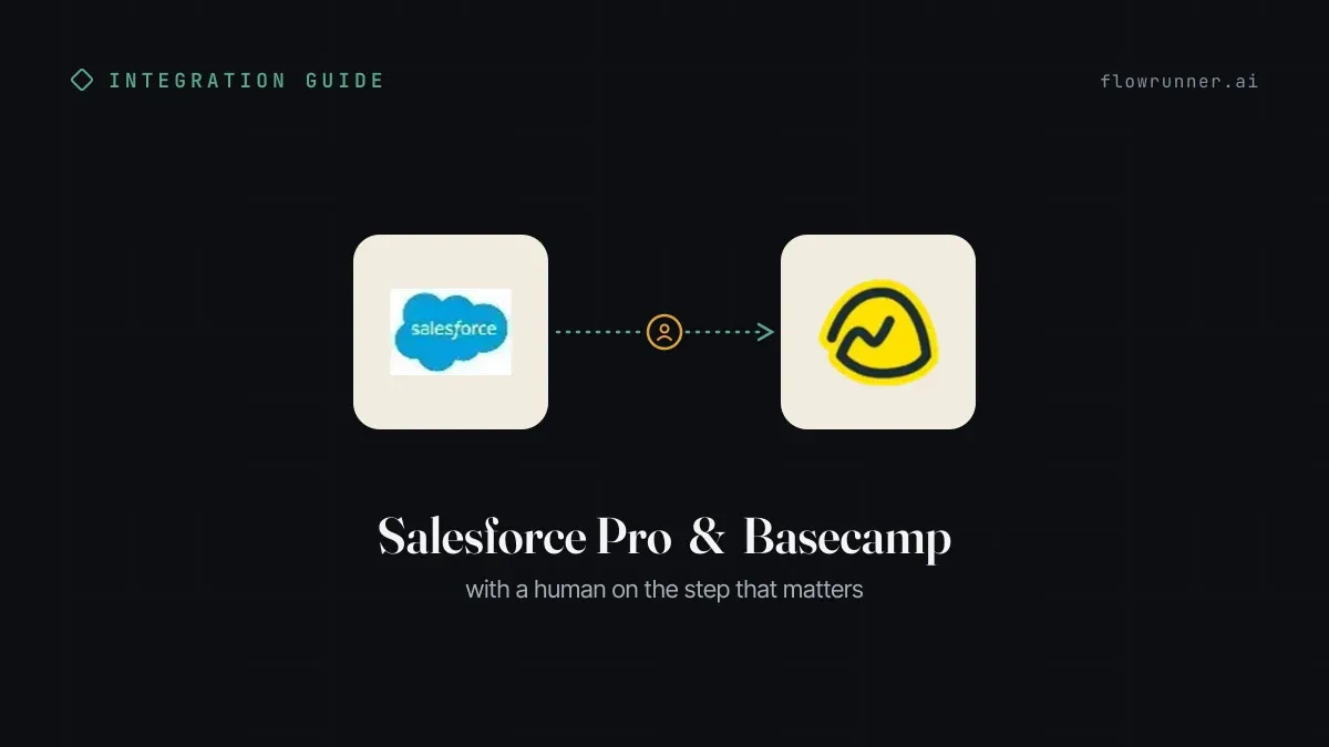 How to Connect Salesforce Pro with Basecamp (With or Without an AI Agent)
