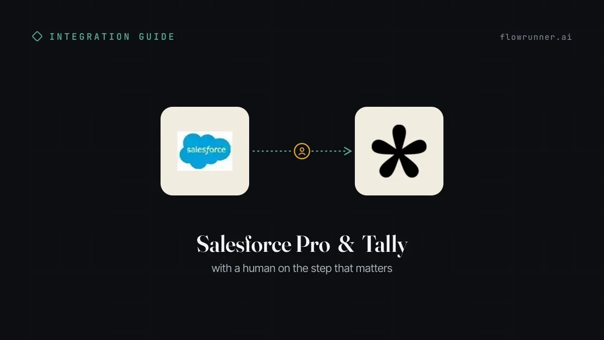 How to Connect Salesforce with Tally (With or Without an AI Agent)