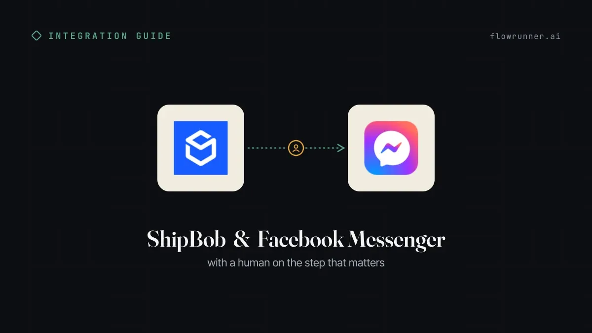 How to Connect ShipBob with Facebook Messenger (With or Without an AI Agent)