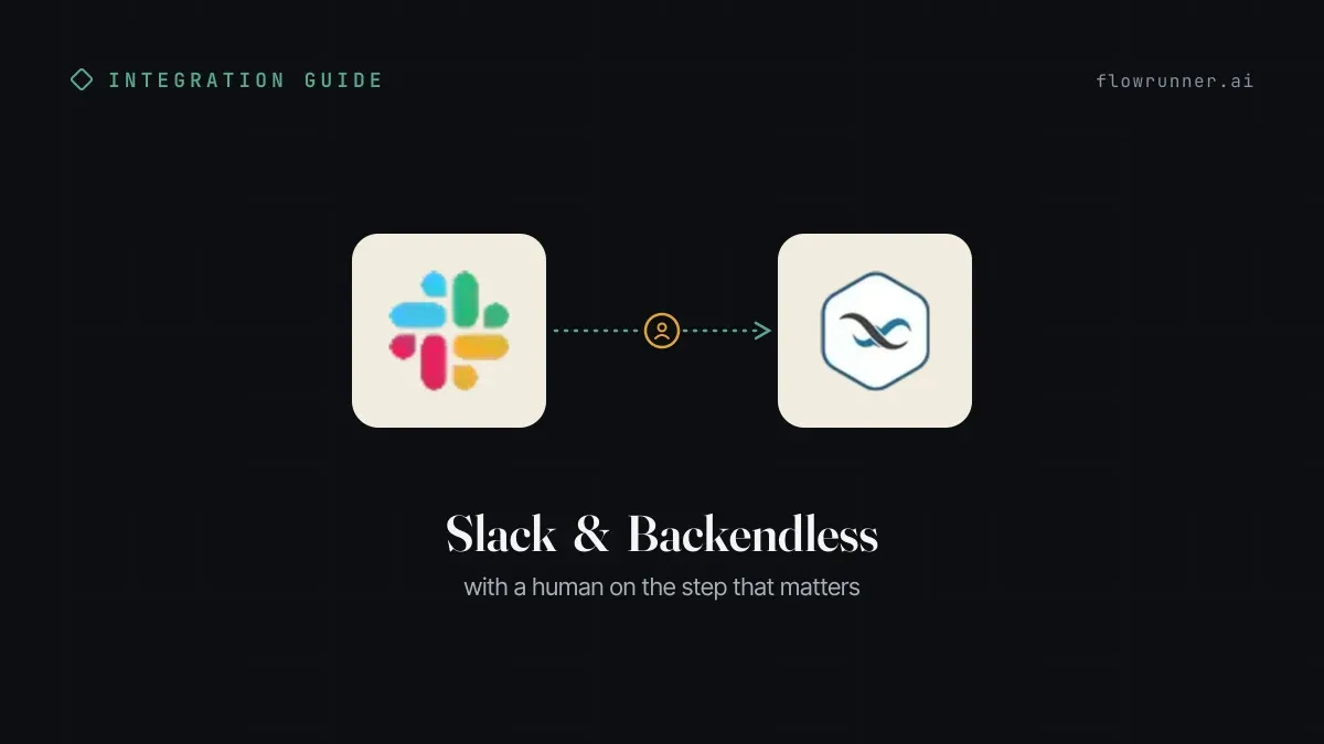 How to Connect Slack with Backendless (With or Without an AI Agent)