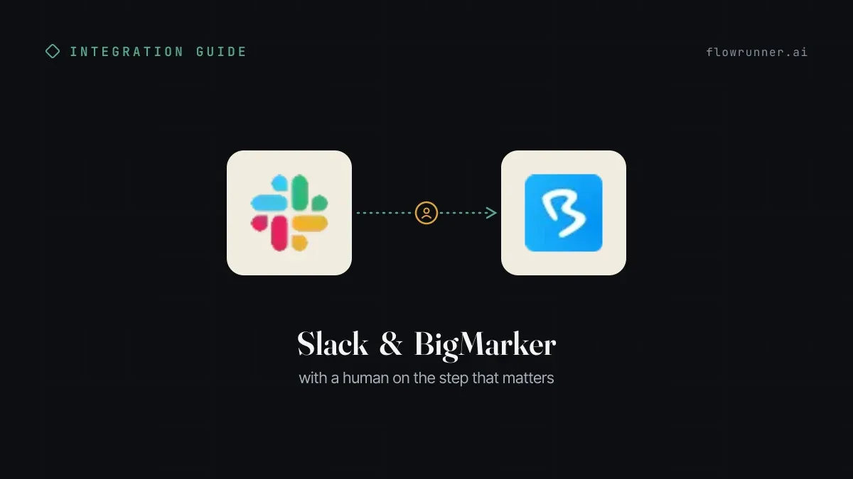 How to Connect Slack with BigMarker (With or Without an AI Agent)
