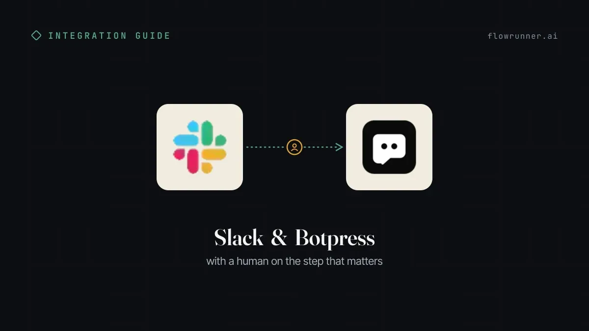 How to Connect Slack with Botpress (With or Without an AI Agent)