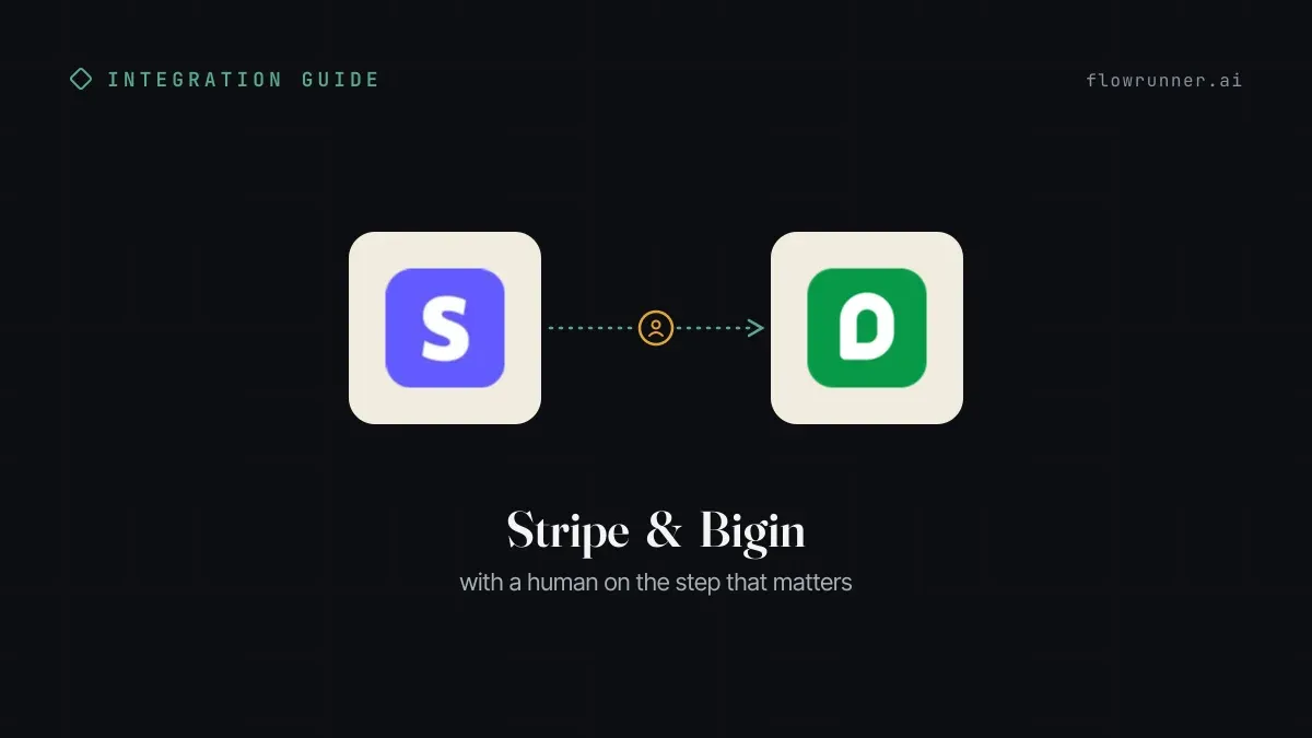 How to Connect Stripe with Bigin (With or Without an AI Agent)