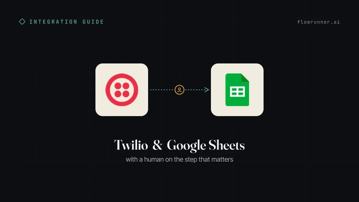 How to Connect Twilio with Google Sheets (With or Without an AI Agent)