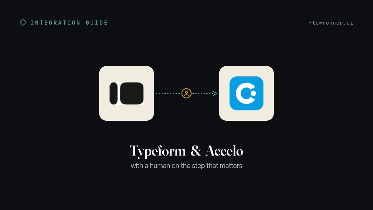 How to Connect Typeform with Accelo (With or Without an AI Agent)