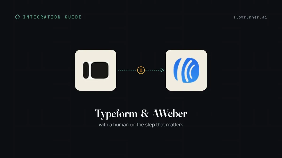 How to Connect Typeform with AWeber (With or Without an AI Agent)