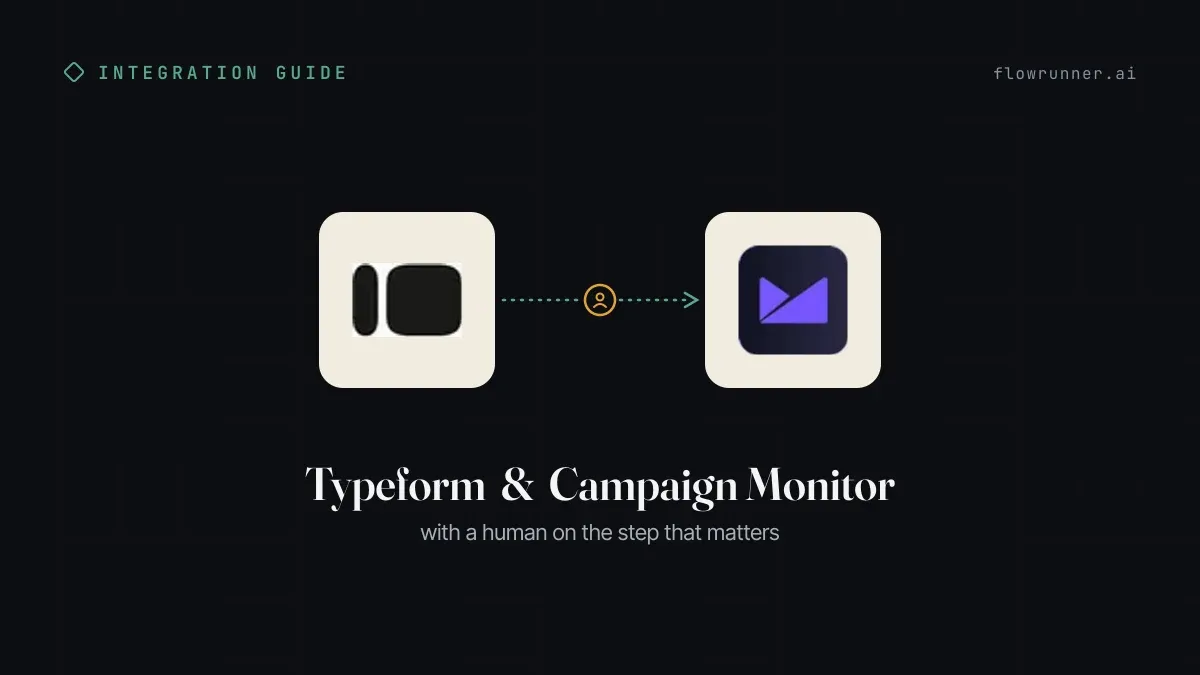 How to Connect Typeform with Campaign Monitor (With or Without an AI Agent)